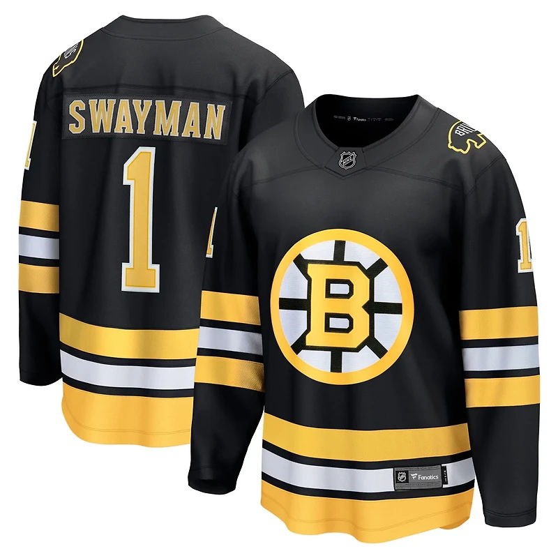 Fanatics Jeremy Swayman Boston Bruins Home Breakaway Player Jersey