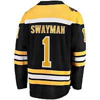 Fanatics Jeremy Swayman Boston Bruins Home Breakaway Replica Jersey