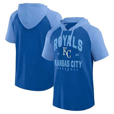 Fanatics Kansas City s Prime Raglan Short Sleeve Hoodie T-Shirt