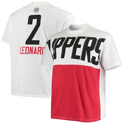 Fanatics Kawhi Leonard LA Clippers Big  Tall Yoke T-Shirt