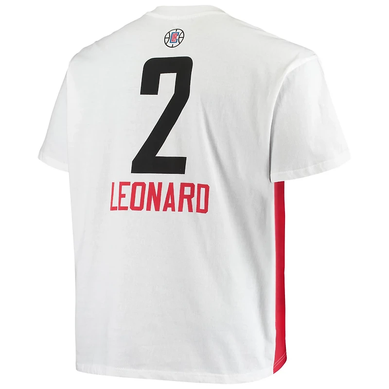 Fanatics Kawhi Leonard LA Clippers Big  Tall Yoke T-Shirt