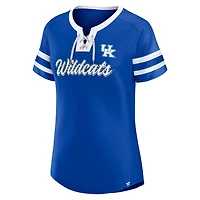 Fanatics Kentucky Wildcats Iconic Athena Lace-Up T-Shirt