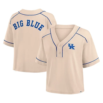 Fanatics Kentucky Wildcats Oversized Dominant Force Midi V-Neck T-Shirt