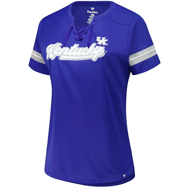 Fanatics Kentucky Wildcats Plus Overtime Readiness Lace-Up T-Shirt