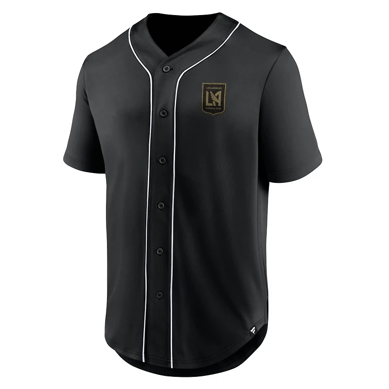 Fanatics LAFC Third Period Fashion Baseball Button-Up Jersey
