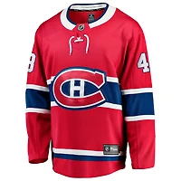 Fanatics Lane Hutson Montreal Canadiens Home Breakaway Jersey
