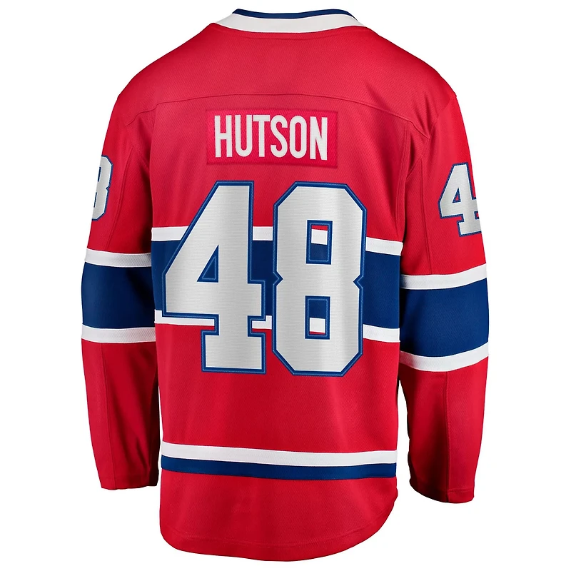 Fanatics Lane Hutson Montreal Canadiens Home Breakaway Jersey