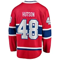 Fanatics Lane Hutson Montreal Canadiens Home Breakaway Jersey