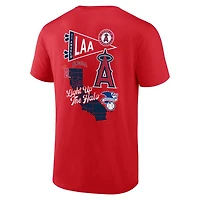 Fanatics Los Angeles Angels Split Zone T-Shirt
