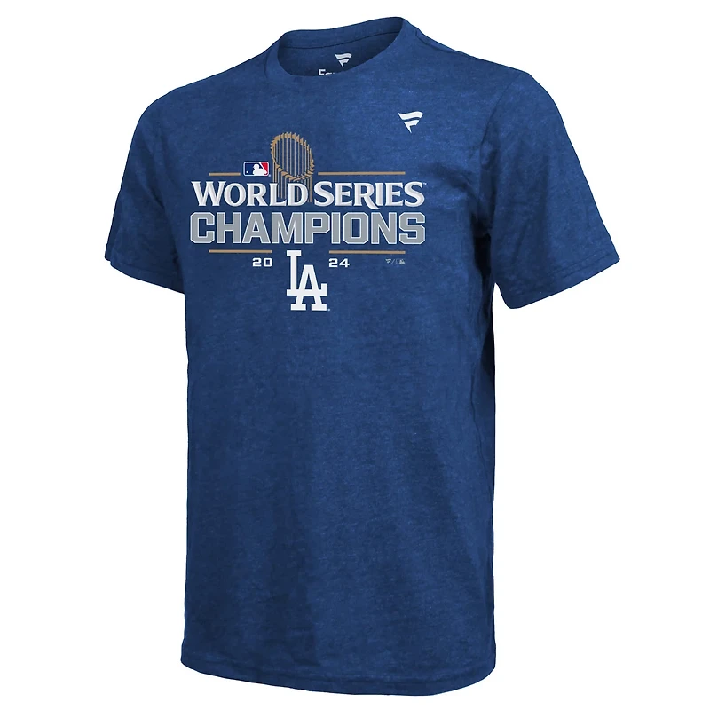 Fanatics Los Angeles Dodgers 2024 World Series Champions Locker Room Jersey Tri-Blend T-Shirt