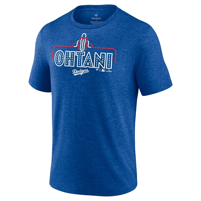 Fanatics Los Angeles Dodgers Exclusive Neon Tri-Blend T-Shirt