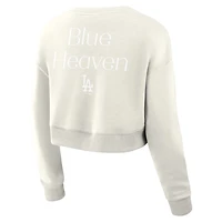 Fanatics Los Angeles Dodgers Relax Studio Cropped Pullover Sweatshirt