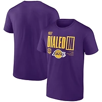 Fanatics Los Angeles Lakers 2025 Pacific Division Champions Locker Room T-Shirt