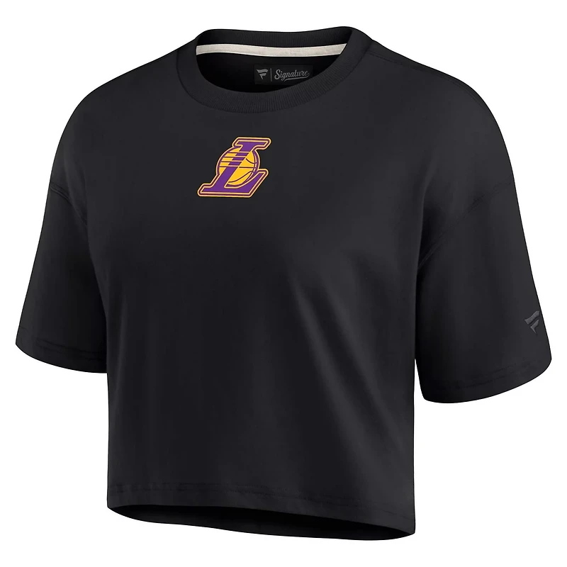 Fanatics Los Angeles Lakers Elements Super Soft Boxy Cropped T-Shirt