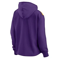 Fanatics Los Angeles Lakers Overslide Quarter-Zip Fleece Hoodie