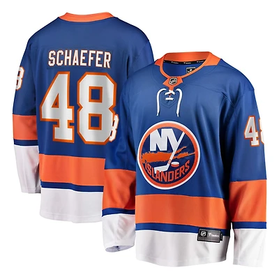 Fanatics Matthew Schaefer New York Islanders Home Breakaway Player Jerseys