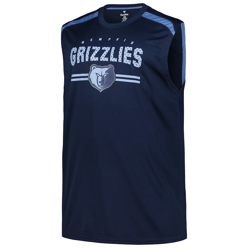 Fanatics Memphis Grizzlies Big  Tall Birdseye Muscle Tank Top