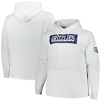 Fanatics Memphis Grizzlies Big  Tall Raglan Tri-Blend Pullover Hoodie
