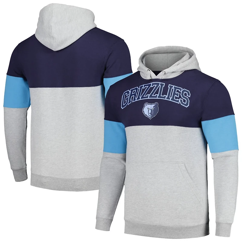 Fanatics Memphis Grizzlies Contrast Pieced Pullover Hoodie