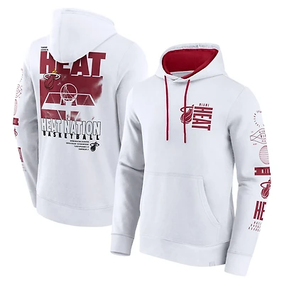 Fanatics Miami Heat Game Time Crossover Pullover Hoodie