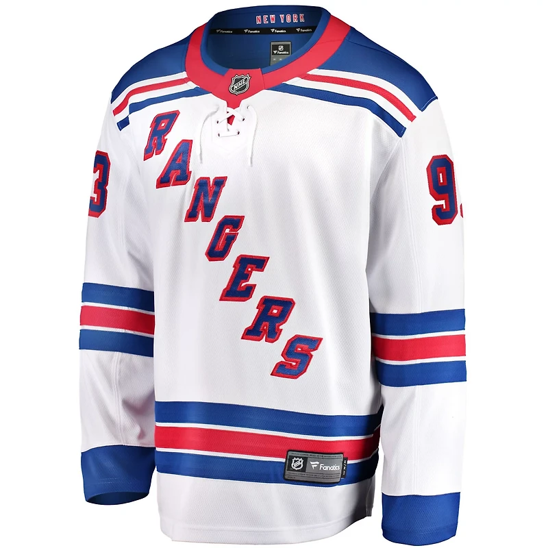 Fanatics Mika Zibanejad New York Rangers Away Premier Breakaway Player Jersey