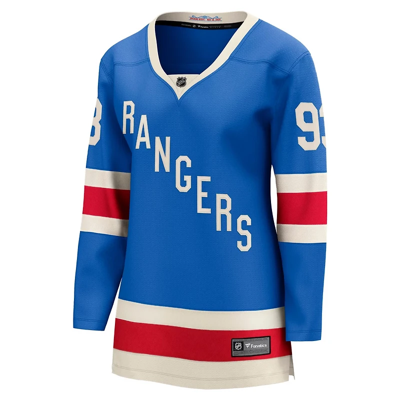 Fanatics Mika Zibanejad New York Rangers Centennial Breakaway Jersey