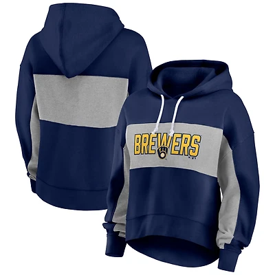 Fanatics Milwaukee Brewers Filled Stat Sheet Pullover Hoodie