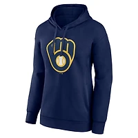 Fanatics Milwaukee Brewers Logo Pullover Hoodie