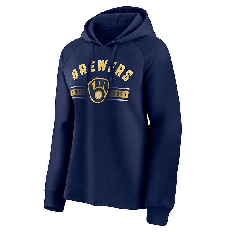 Fanatics Milwaukee Brewers Perfect Play Raglan Pullover Hoodie