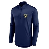 Fanatics Milwaukee Brewers Quarterback Quarter-Zip Top