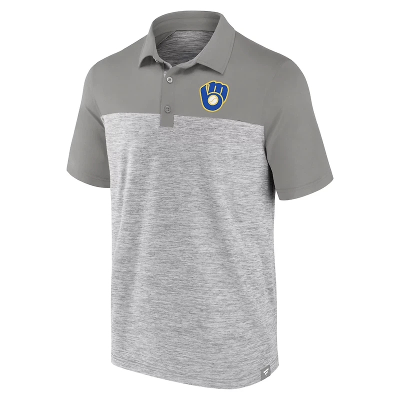 Fanatics Milwaukee Brewers True Classics Avid Fan Brushed Polo