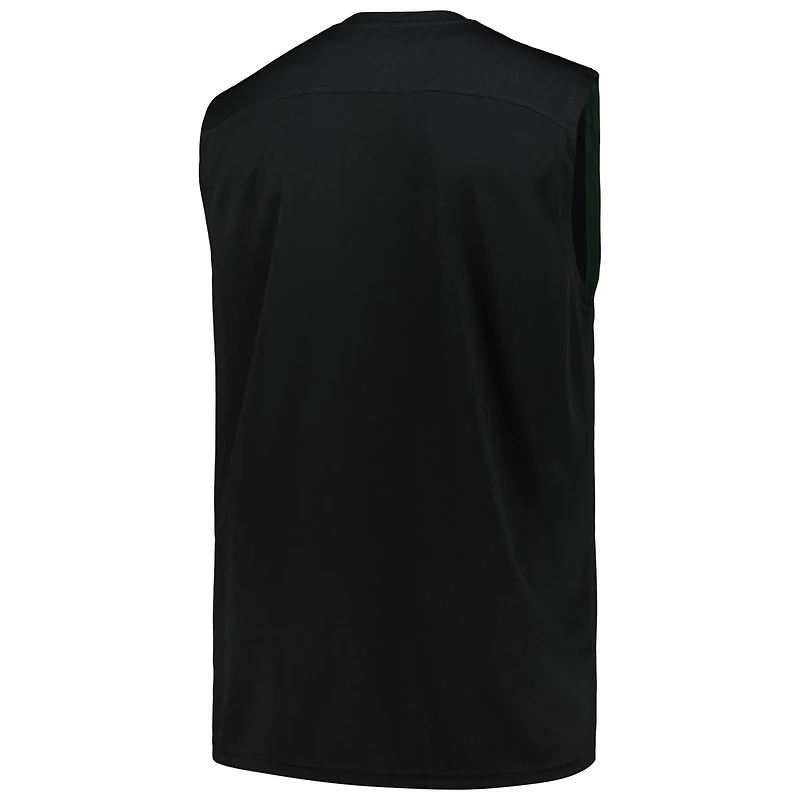 Fanatics Milwaukee Bucks Big  Tall Birdseye Muscle Tank Top