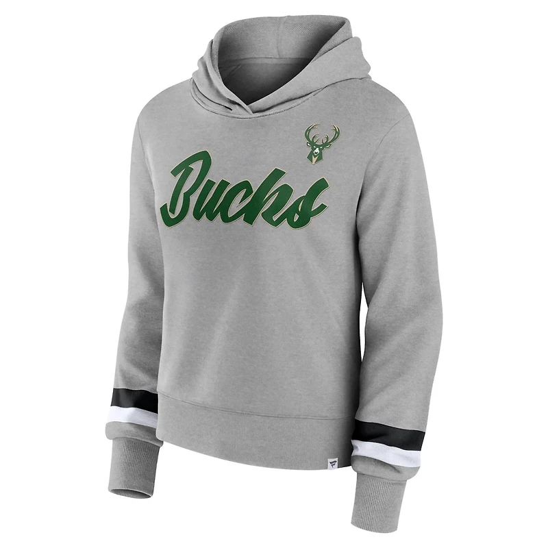 Fanatics Milwaukee Bucks Halftime Pullover Hoodie
