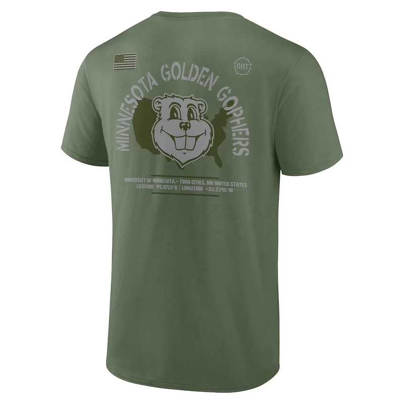Fanatics Minnesota Golden Gophers OHT Military Appreciation Base T-Shirt