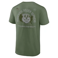 Fanatics Minnesota Golden Gophers OHT Military Appreciation Base T-Shirt