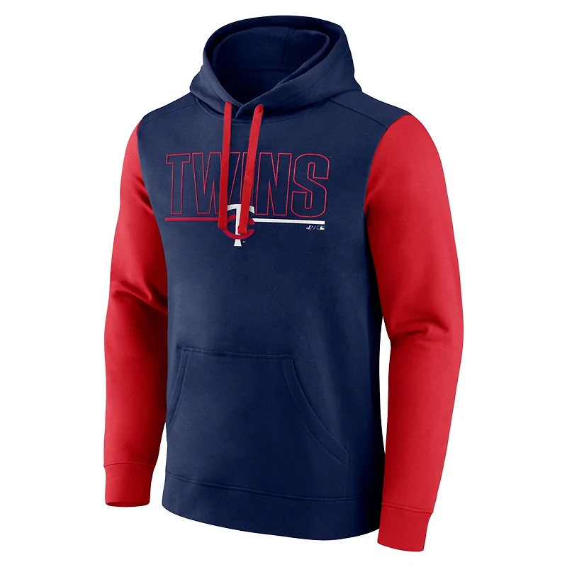 Fanatics Minnesota Twins Outline Fleece Pullover Hoodie