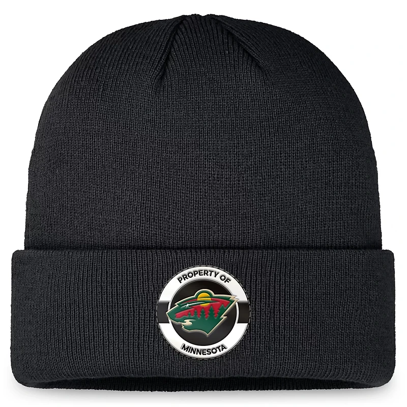 Fanatics Minnesota Wild Authentic Pro Training Camp Cuffed Knit Hat