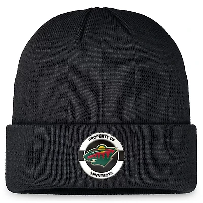 Fanatics Minnesota Wild Authentic Pro Training Camp Cuffed Knit Hat