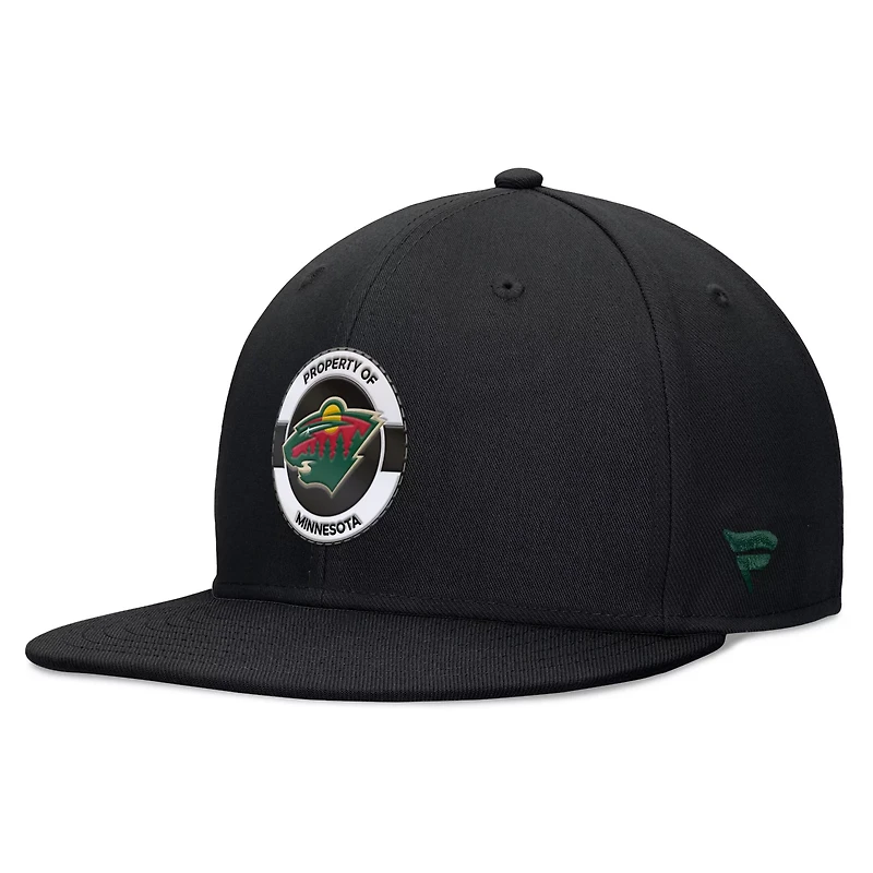 Fanatics Minnesota Wild Authentic Pro Training Camp Snapback Hat