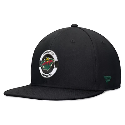 Fanatics Minnesota Wild Authentic Pro Training Camp Snapback Hat