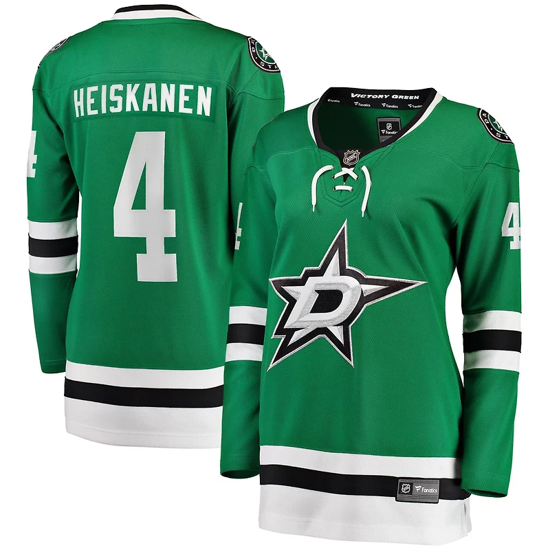 Fanatics Miro Heiskanen Kelly Dallas Stars Home Breakaway Player Jersey