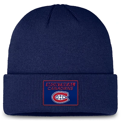 Fanatics Montreal Canadiens Authentic Pro Cuffed Knit Hat