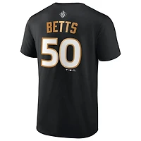 Fanatics Mookie Betts Los Angeles Dodgers 2025 World Series Champions Name  Number T-Shirt