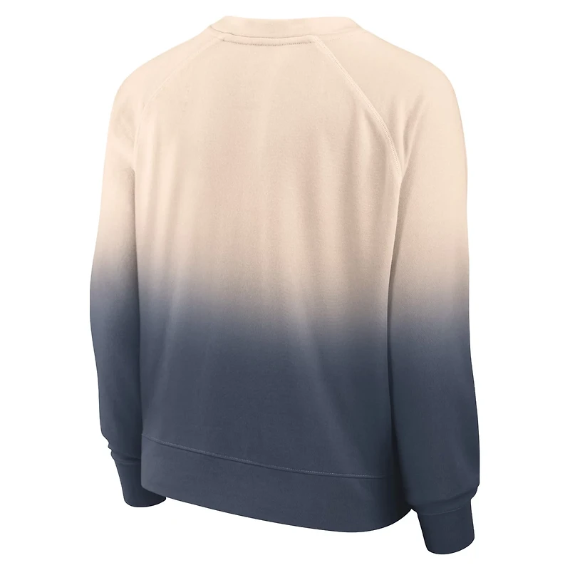 Fanatics Navy Houston Astros Luxe Lounge Arch Raglan Pullover Sweatshirt