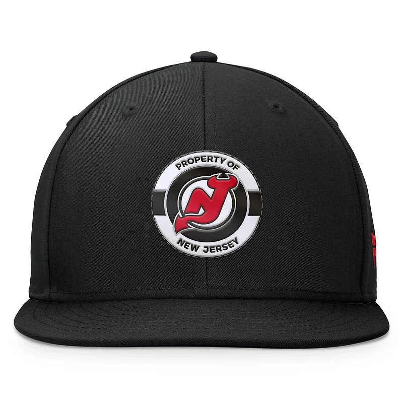 Fanatics New Jersey Devils Authentic Pro Training Camp Snapback Hat