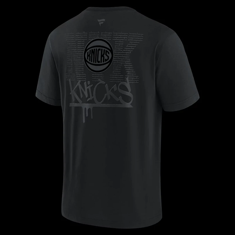 Fanatics New York Knicks Blackout Heavyweight T-Shirt