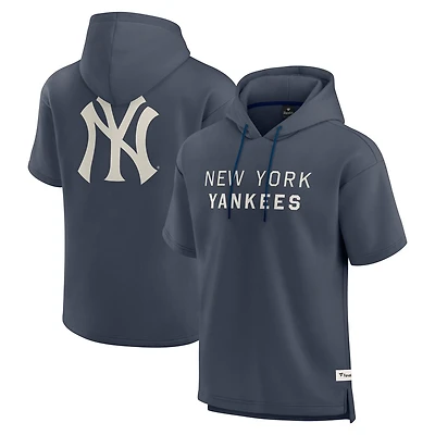 Fanatics New York Yankees Elements Future Ground Lettering Short Sleeve Pullover Hoodie