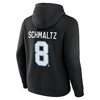 Fanatics Nick Schmaltz NHL Utah Authentic Stack Name  Number Tri-Blend Pullover Hoodie