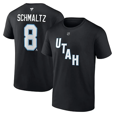 Fanatics Nick Schmaltz Utah Hockey Club Authentic Stack Name  Number T-Shirt