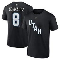 Fanatics Nick Schmaltz Utah Hockey Club Authentic Stack Name  Number T-Shirt